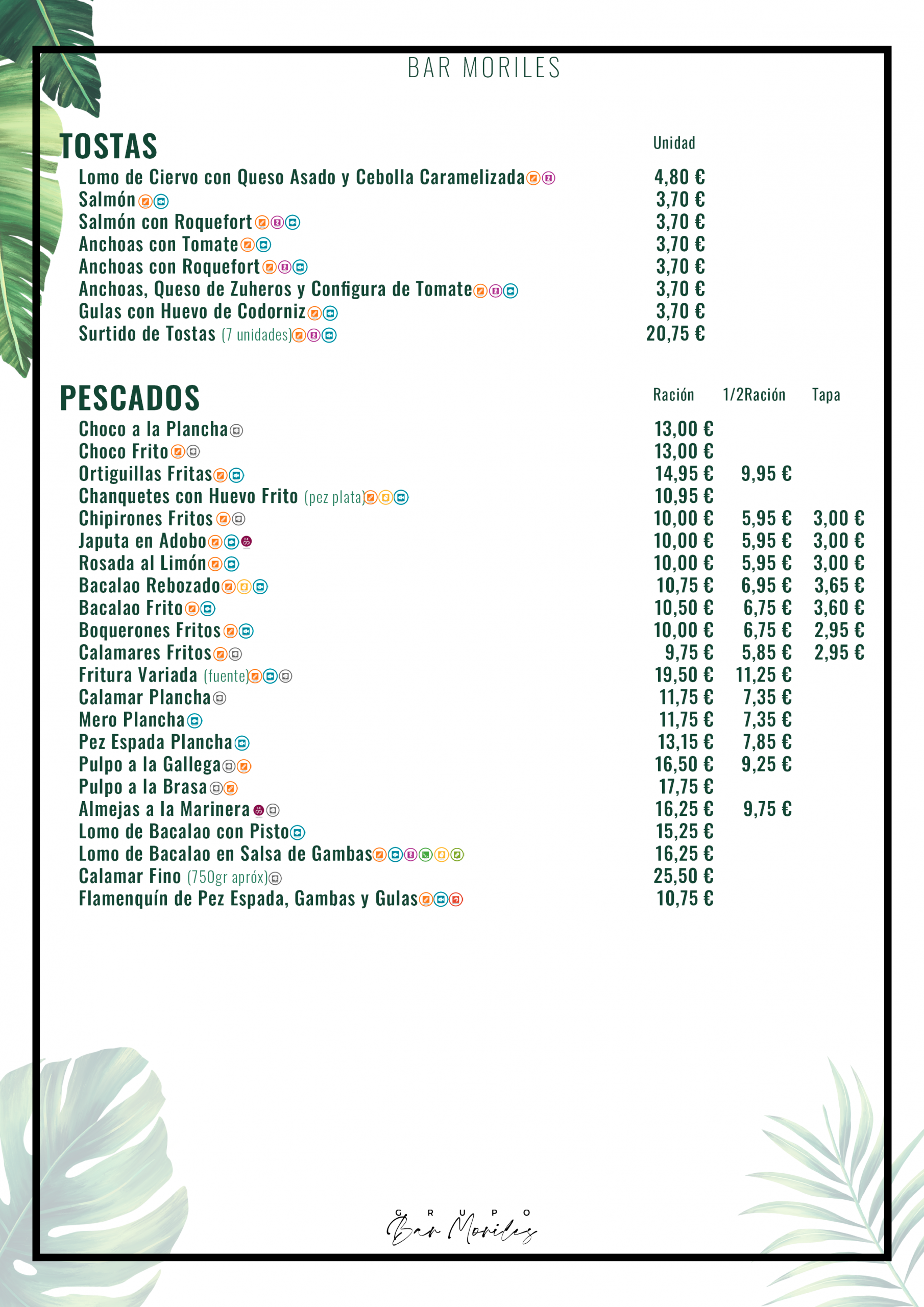 BM 008 (Tostas y Pescados)