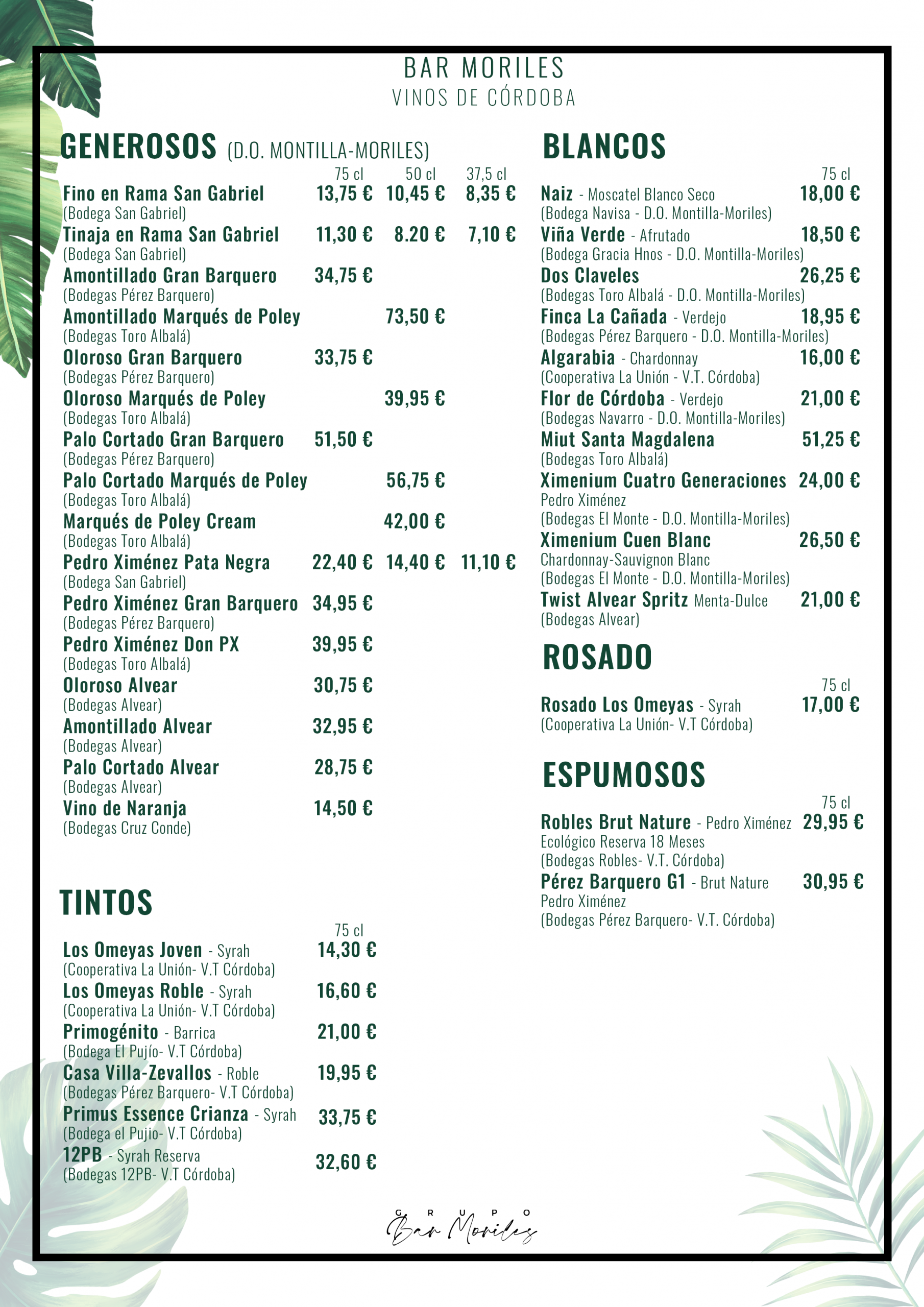 BM 020 (Vinos Córdoba)