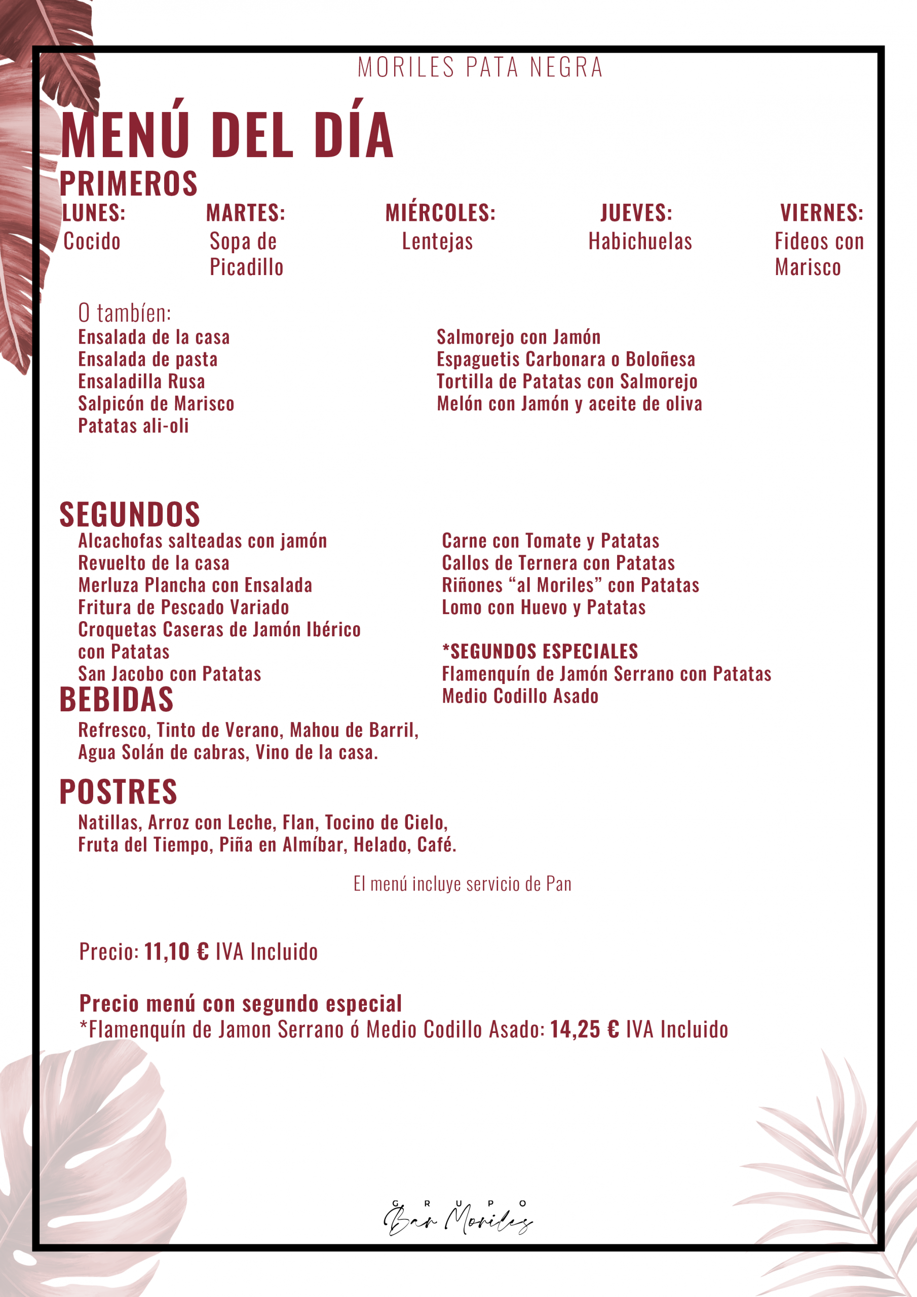 PN 008 (Menu del dia)