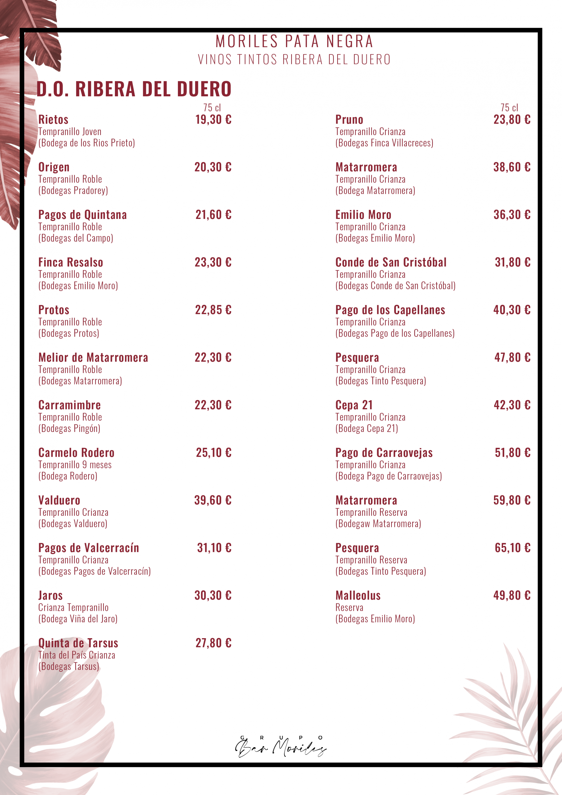 PN 018 (Vinos Ribera del Duero)