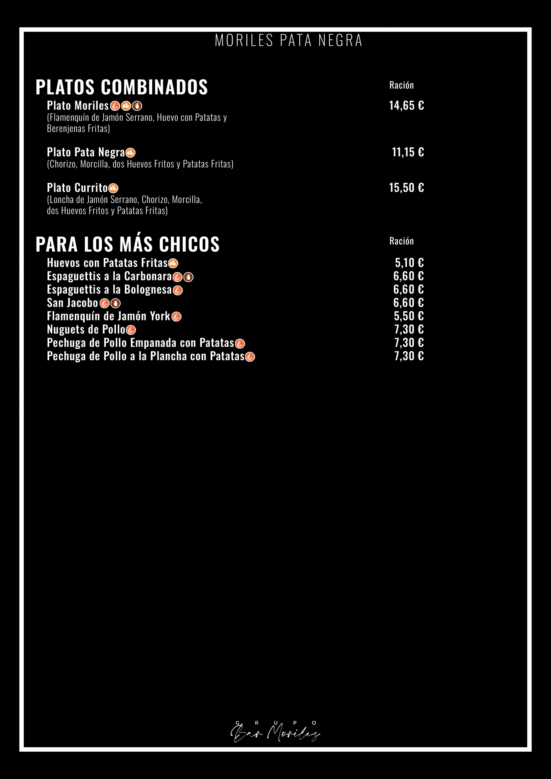 PN 006 (Platos Combinados y Niños)